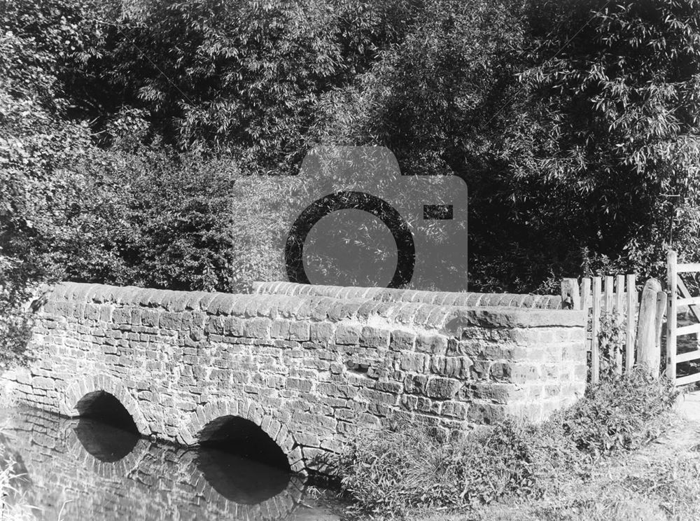 Footbridge, Papplewick, c 1950 ?