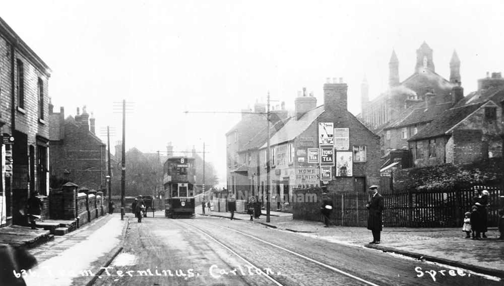 Tram Terminus, Carlton Hill, Carlton, c 1925 ?