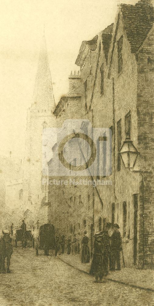 Hounds Gate, Nottingham, c 1890