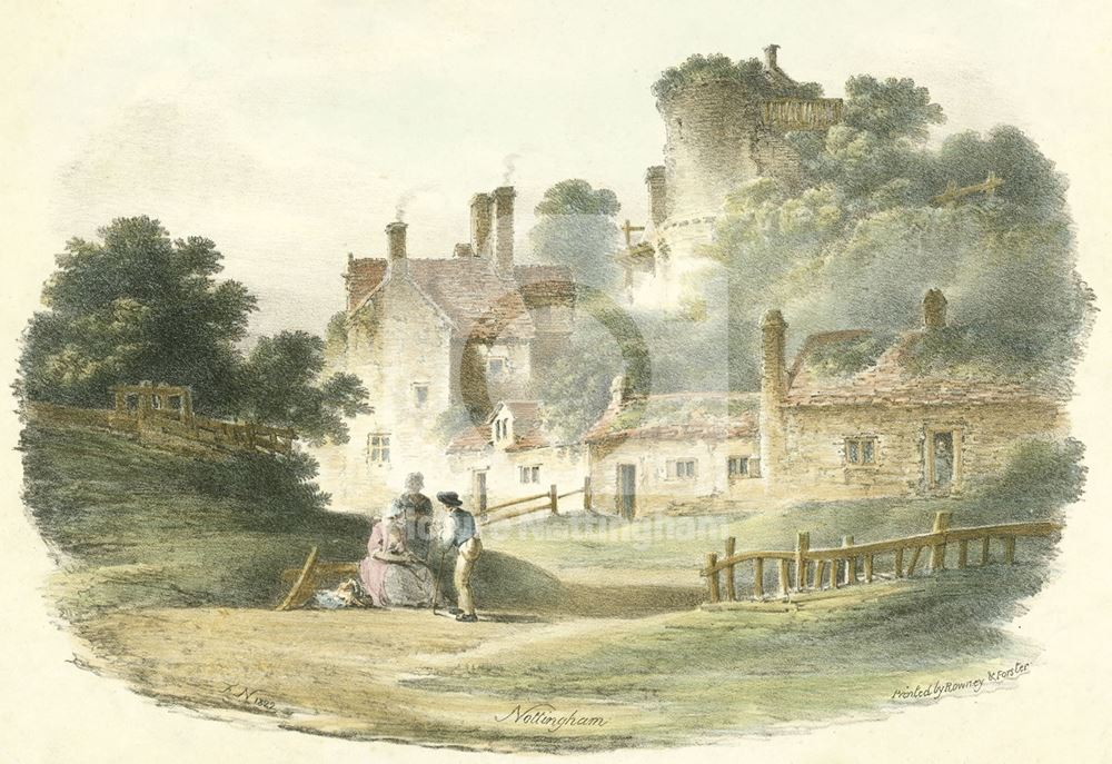 Nottingham Castle, 1822