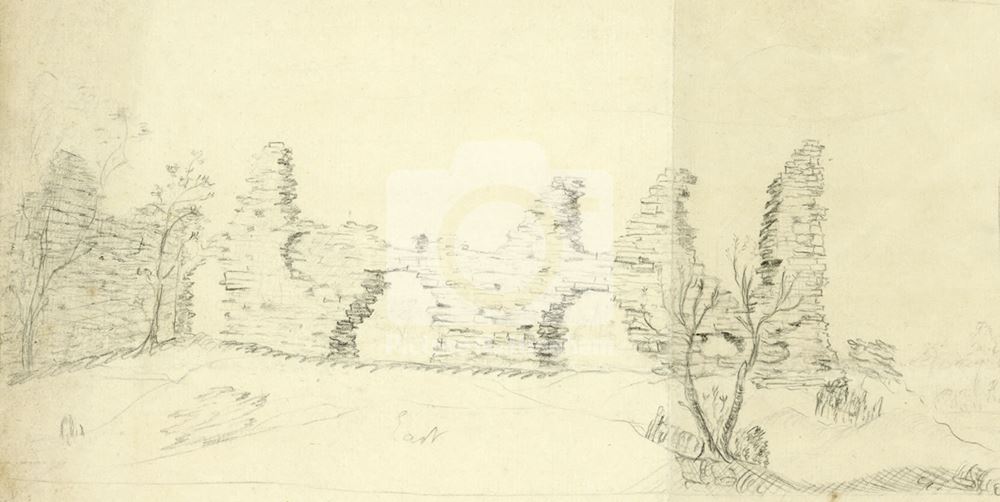 King John's Palace, Clipstone, c 1810