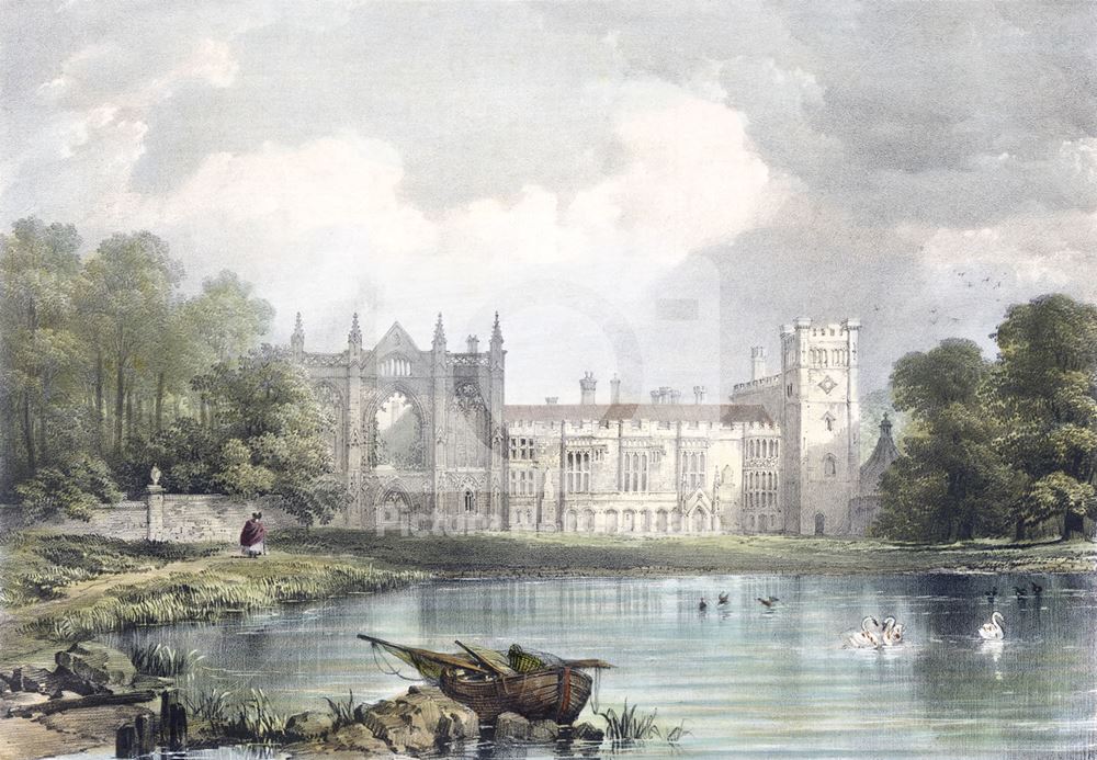 Newstead Abbey, Newstead, 1834