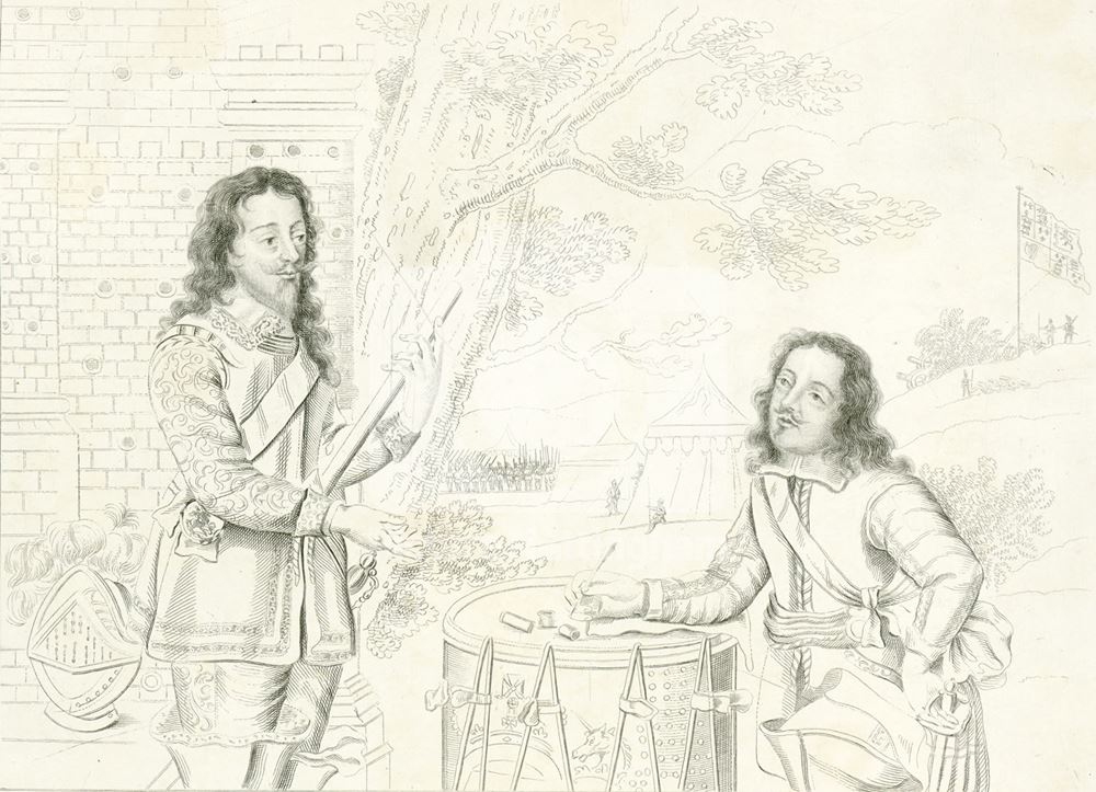 Charles I Dictating to his A.D.C. Prior to the Battle of Edgehill, 1642