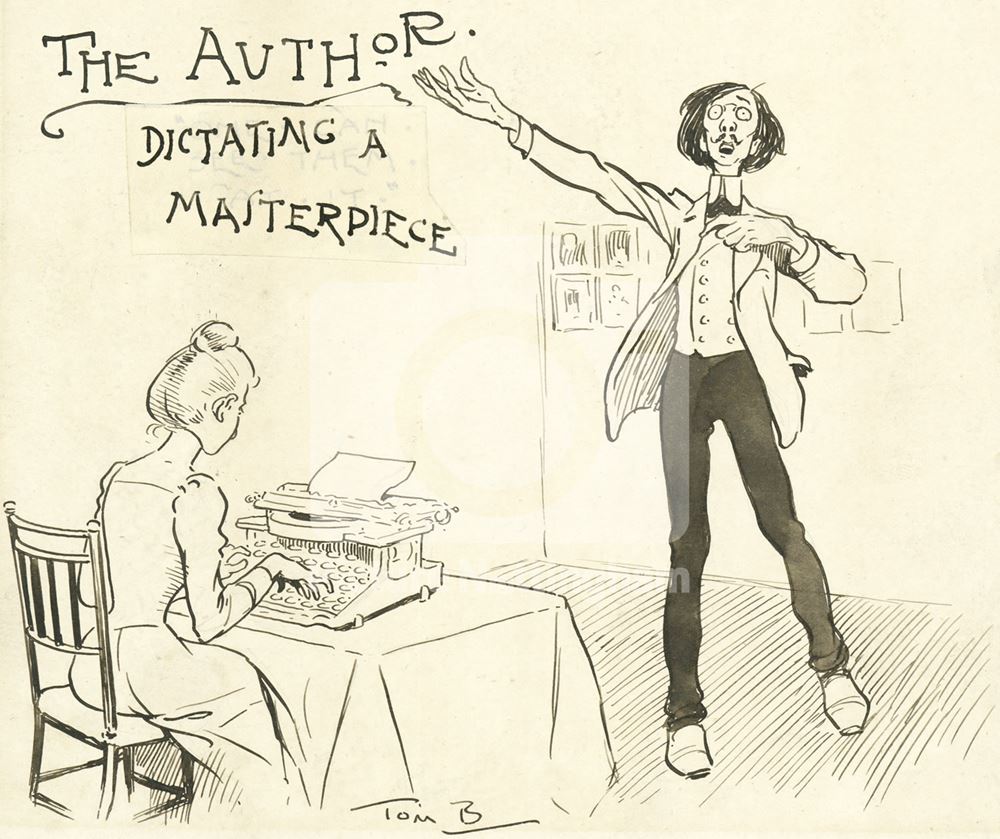 'The Author Dictating a Masterpiece', c 1908