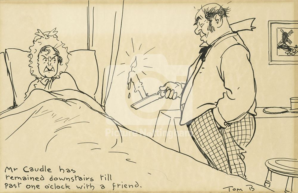 'Mr Caudle has Remained Downstairs Till Past One O'Clock With A Friend', c 1900