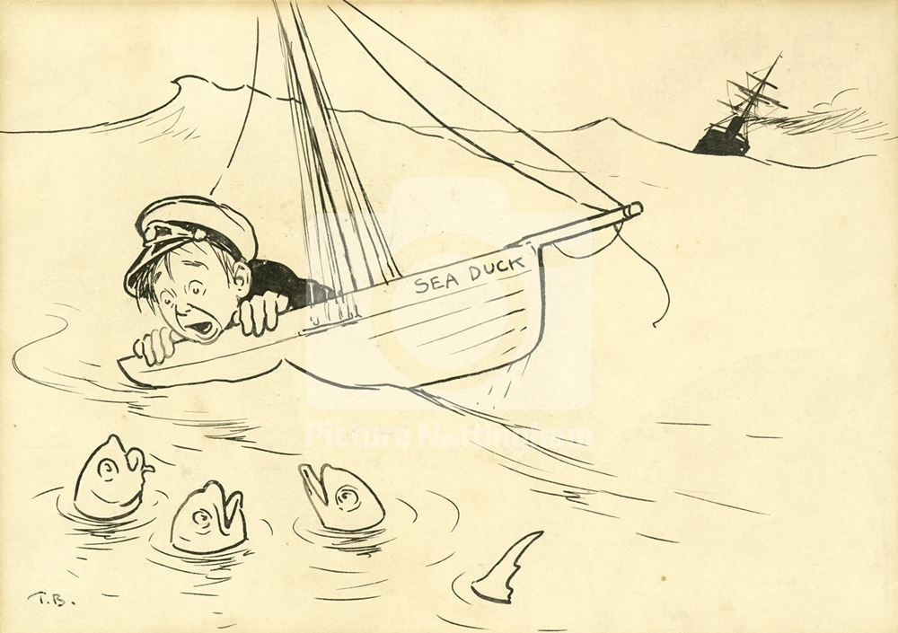 'Rocked In The Cradle Of The Deep', c 1905