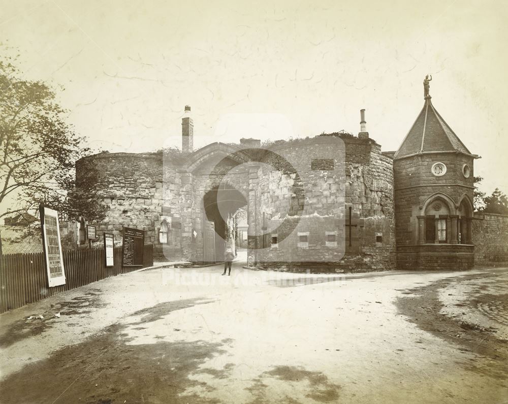 Nottingham Castle, c 1900