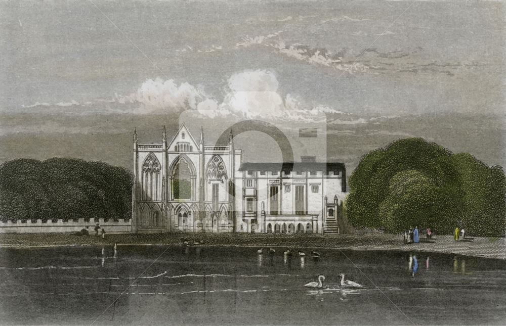 Newstead Abbey, Newstead, c 1820