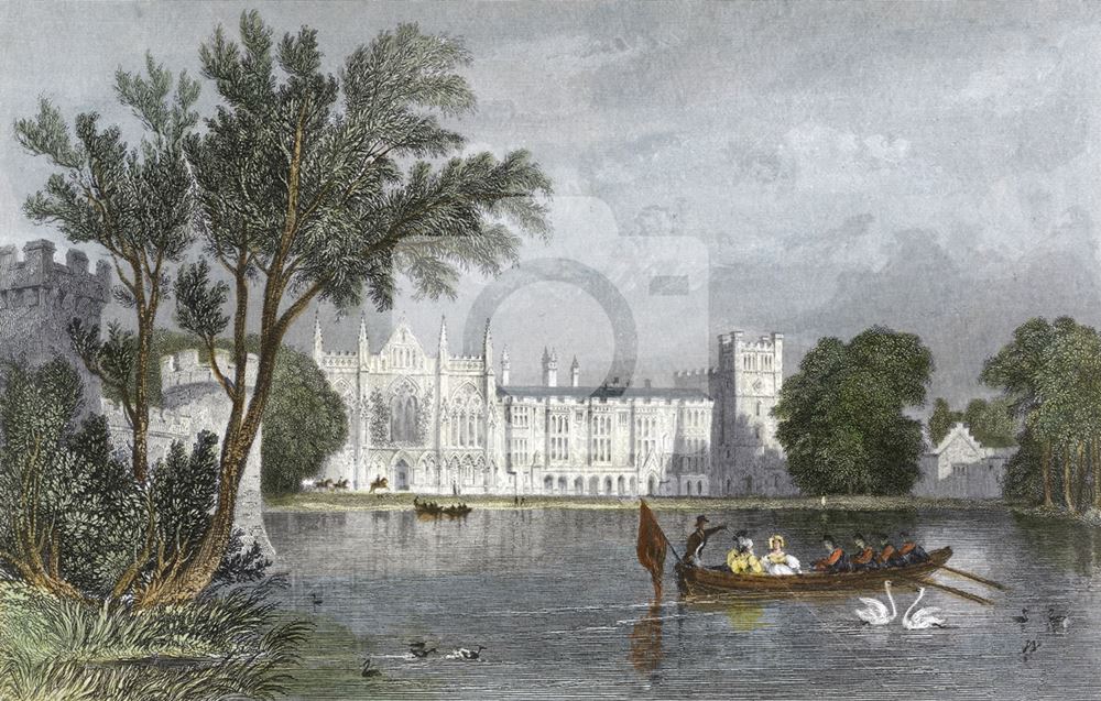 Newstead Abbey, Newstead, 1838