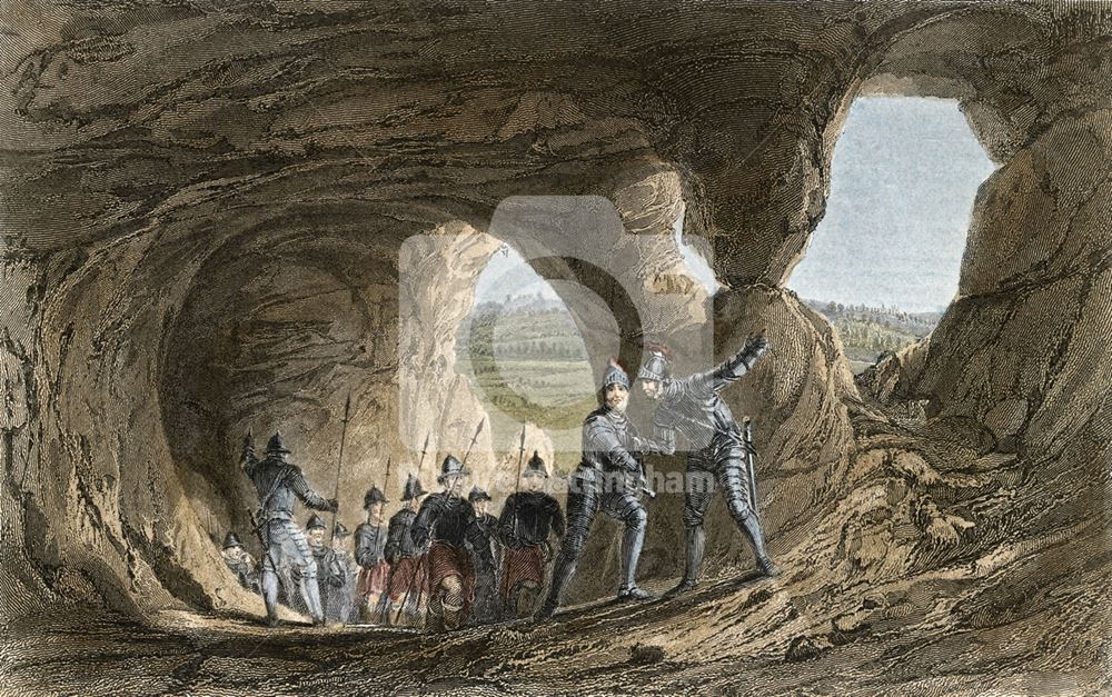 Mortimer's Hole, Nottingham Castle, 1836