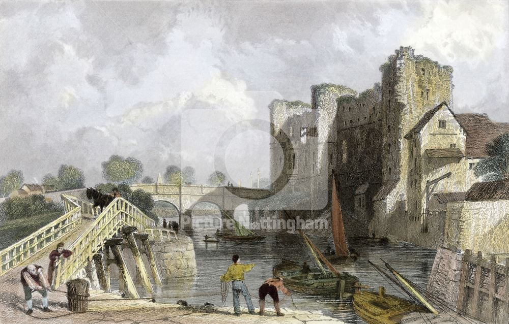 Newark Castle, Newark, 1836