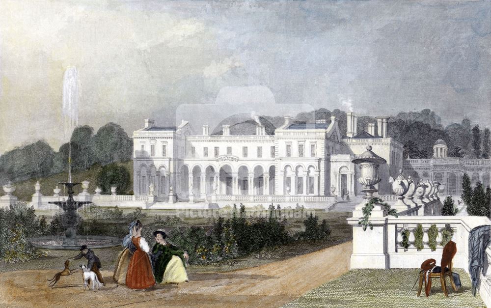 Clumber House, Clumber Park, Clumber, c 1836