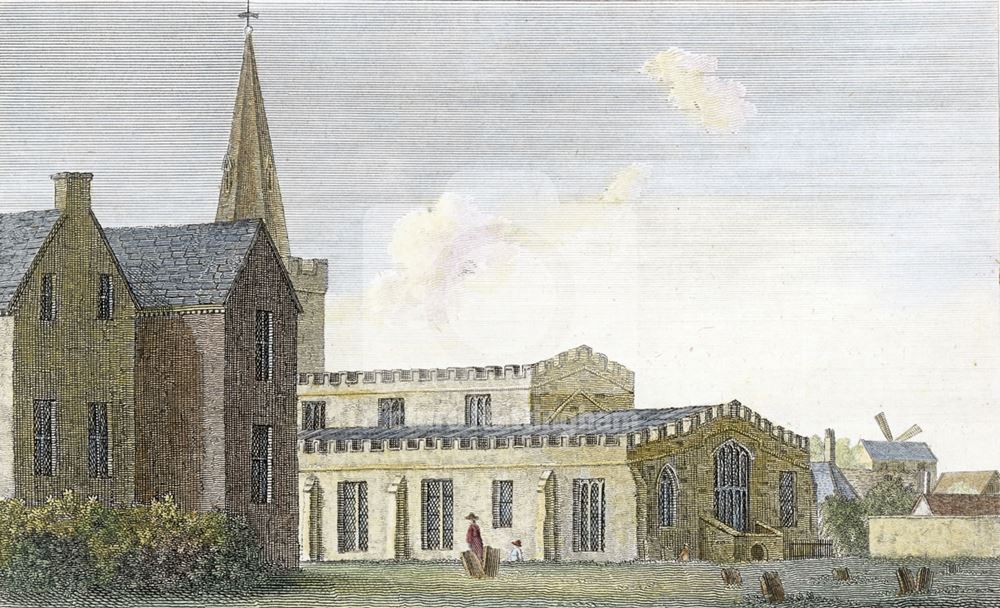 Church of St Peter amd St Paul, Church Side, Mansfield, 1795