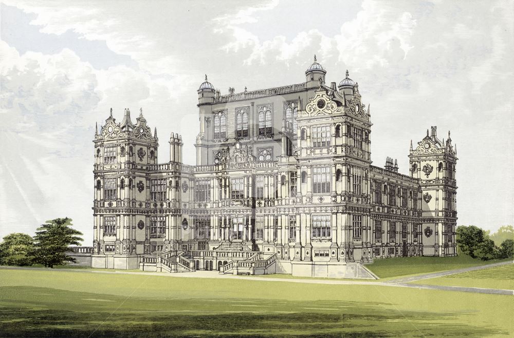 Wollaton Hall, Wollaton, c 1820 ?