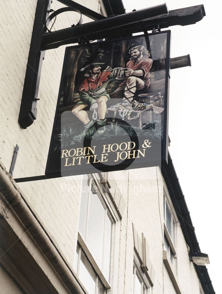 Robin Hood and Little John Public House, Church Street, Arnold, 1998