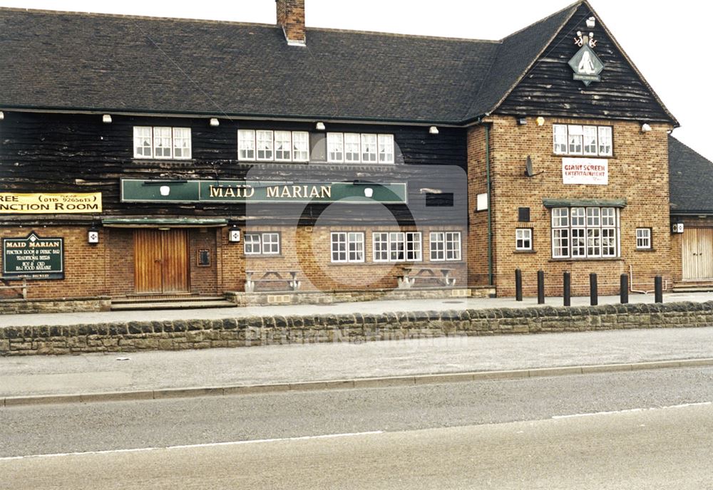 Maid Marian Public House, Coppice Road, Arnold, 1998