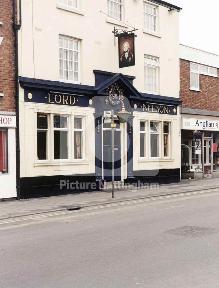 Lord Nelson Public House, Front Street, Arnold, 1998