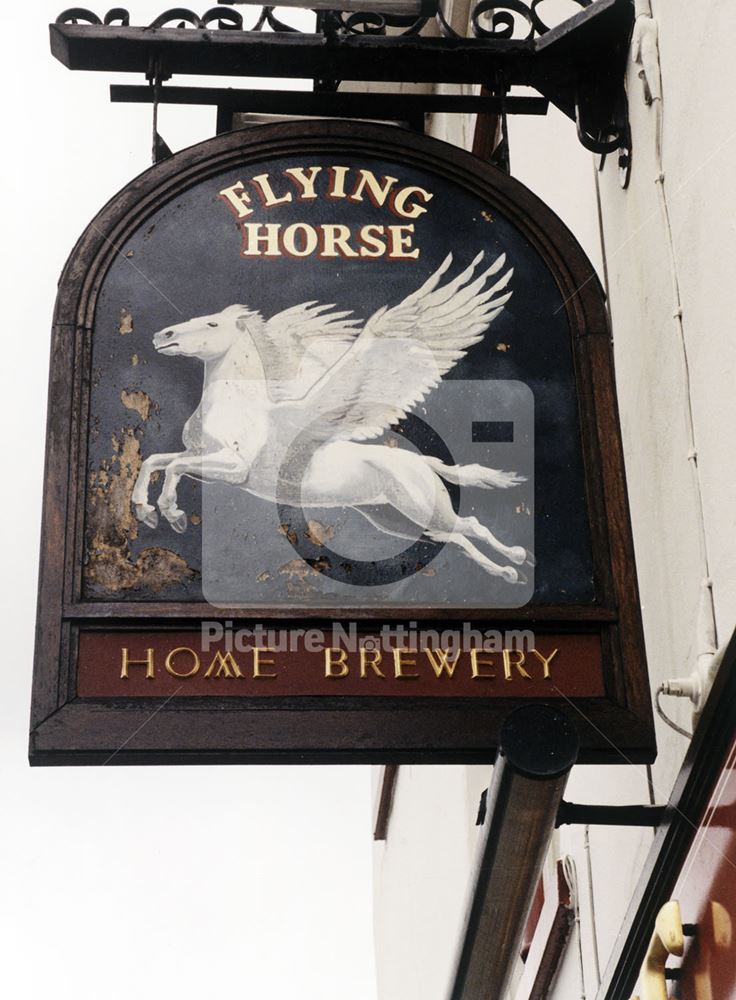 The Flying Horse Public House, High Street, Arnold, 1998