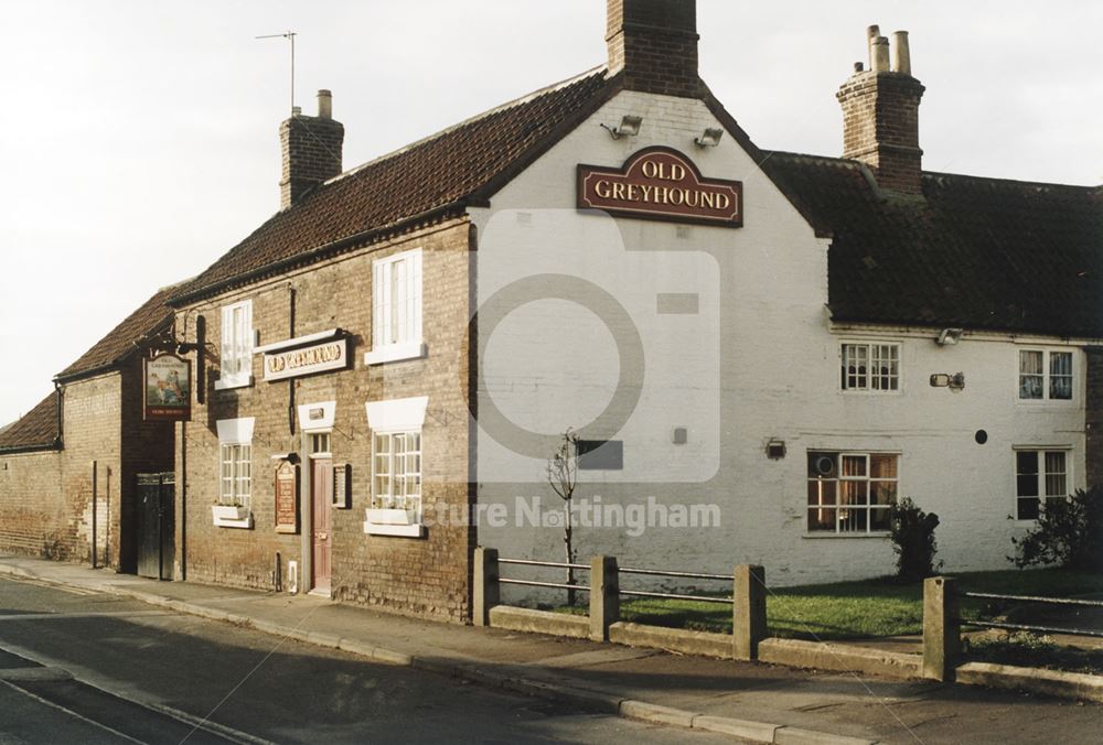 Old Greyhound Inn Public House, Main Street, Aslockton, 1997