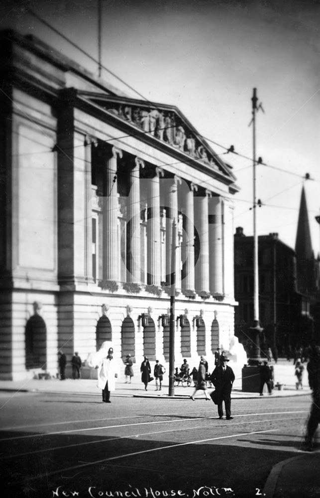 Council House, Old Market Square, Nottingham, c 1930