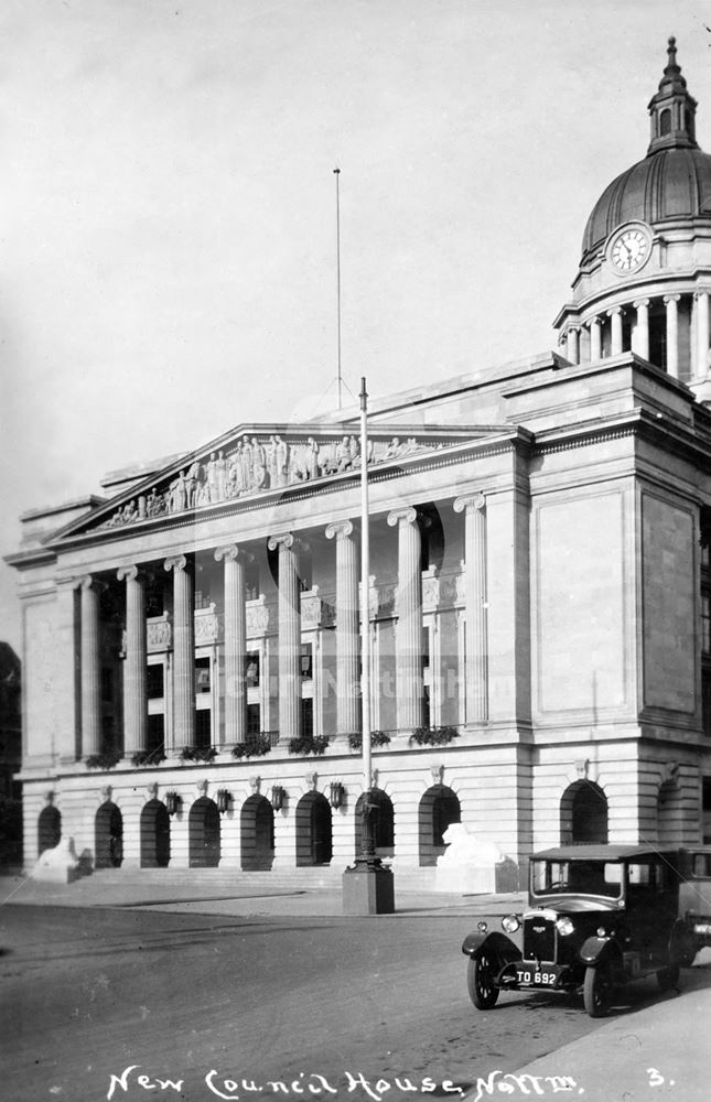 Council House, Old Market Square, Nottingham, c 1930