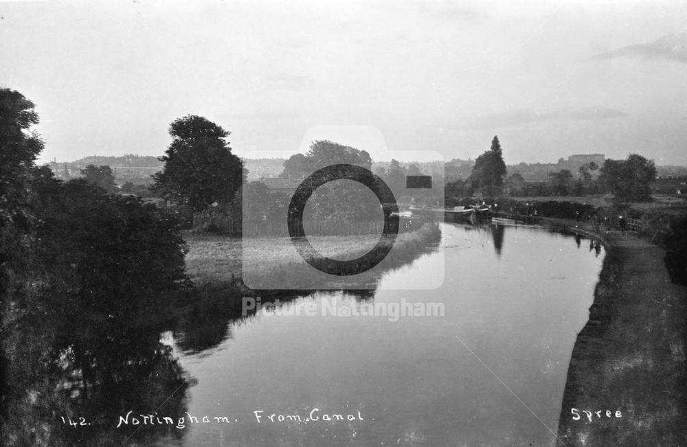 Nottingham Canal, c 1925