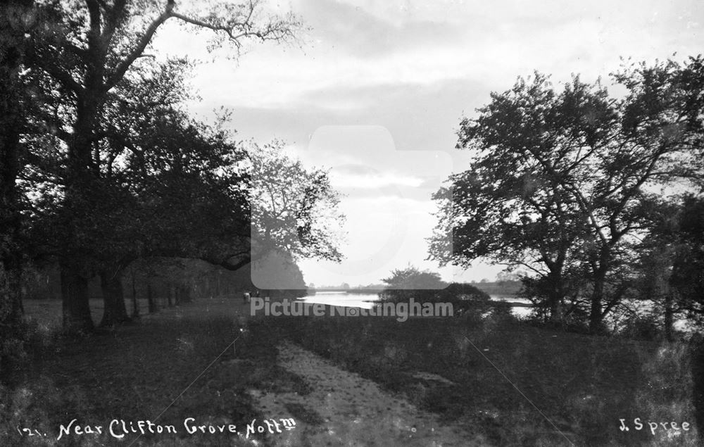 Near Clifton Grove, Clifton, Nottingham, c 1925