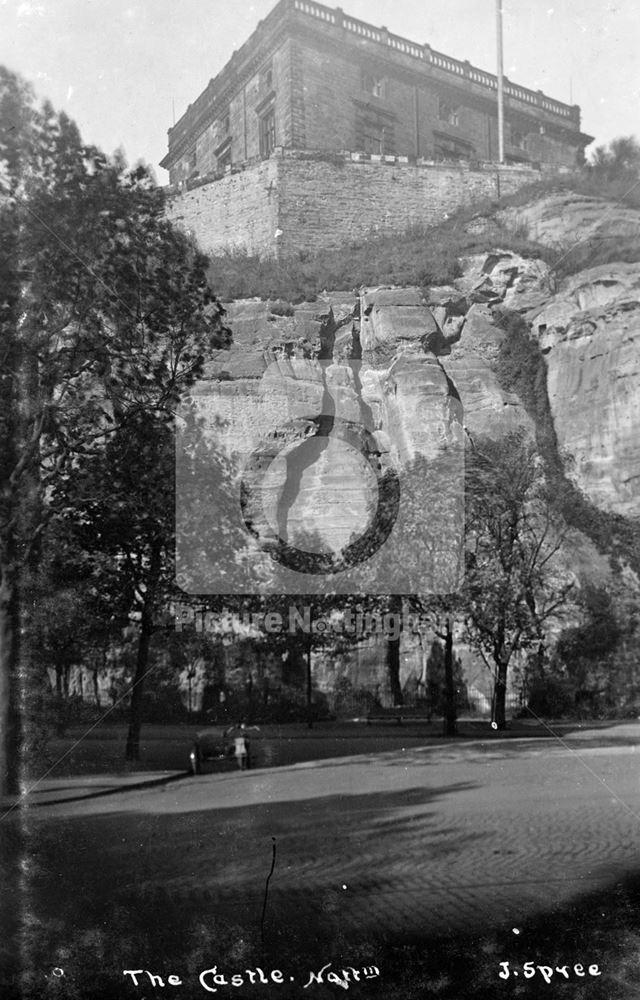 Nottingham Castle, c 1925