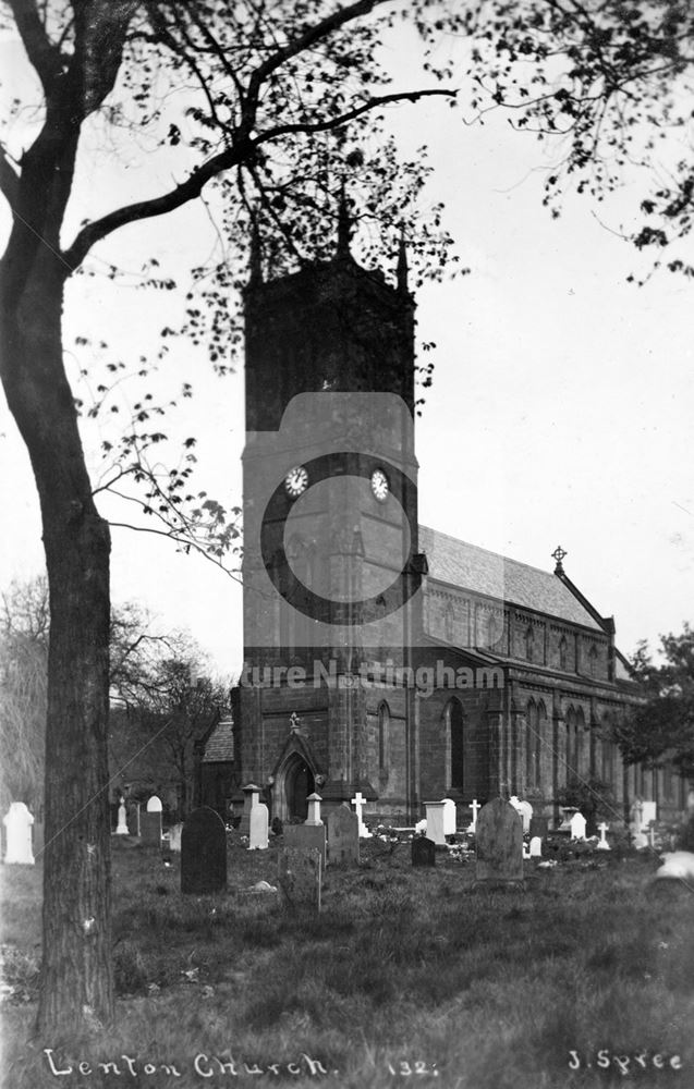 Lenton Church, Church Street, Lenton, Nottingham, c 1925