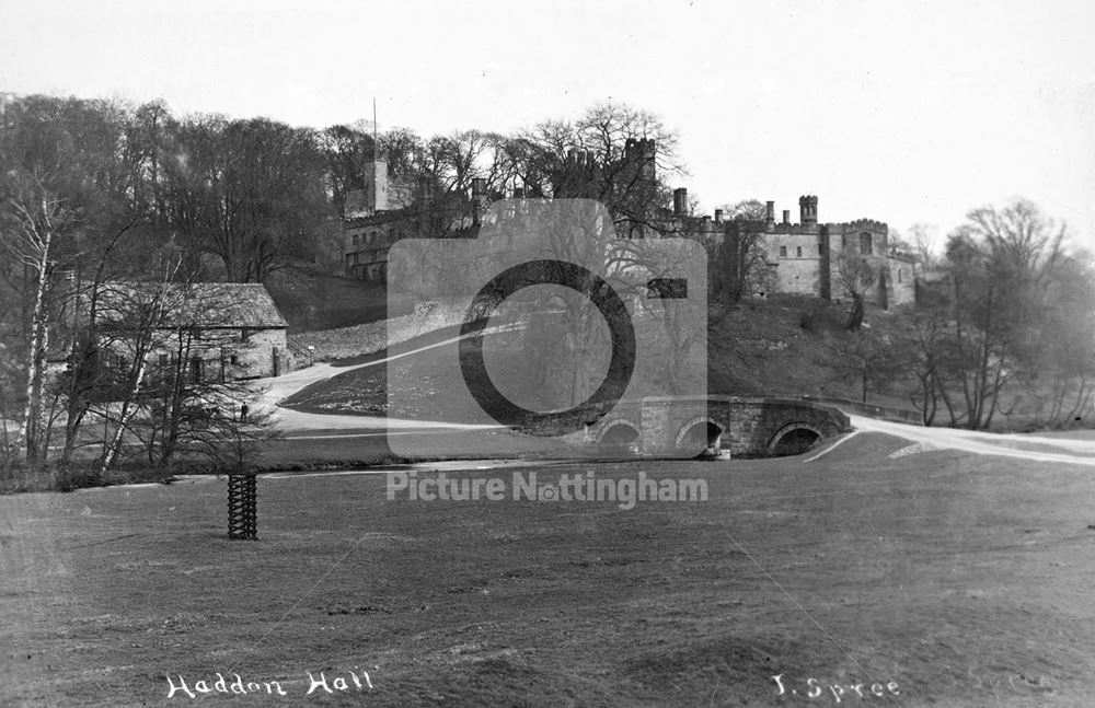 Haddon Hall, Bakewell, c 1925