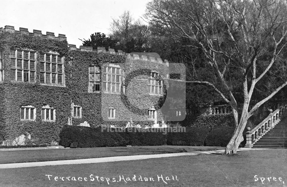 Haddon Hall, Bakewell, c 1925