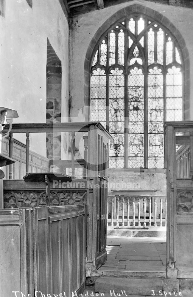 The Chapel, Haddon Hall, Bakewell, c 1925