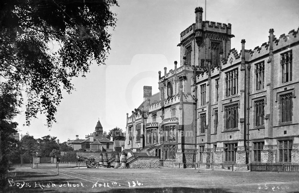 Boys High School, Arboretum Street, Nottingham, c 1925