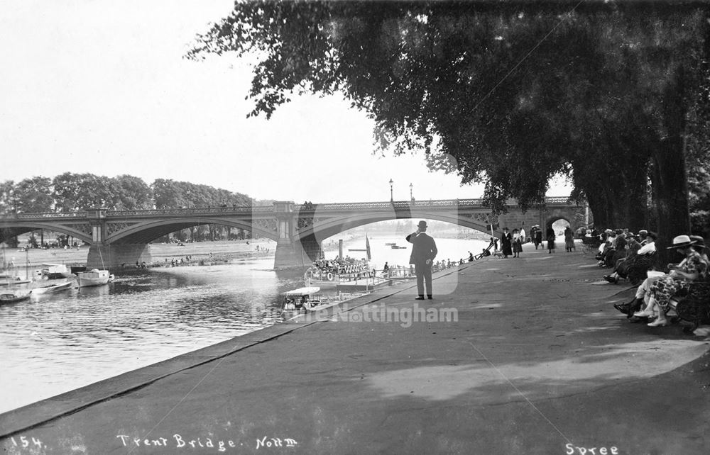 Trent Bridge, The Meadows, Nottingham, c 1925