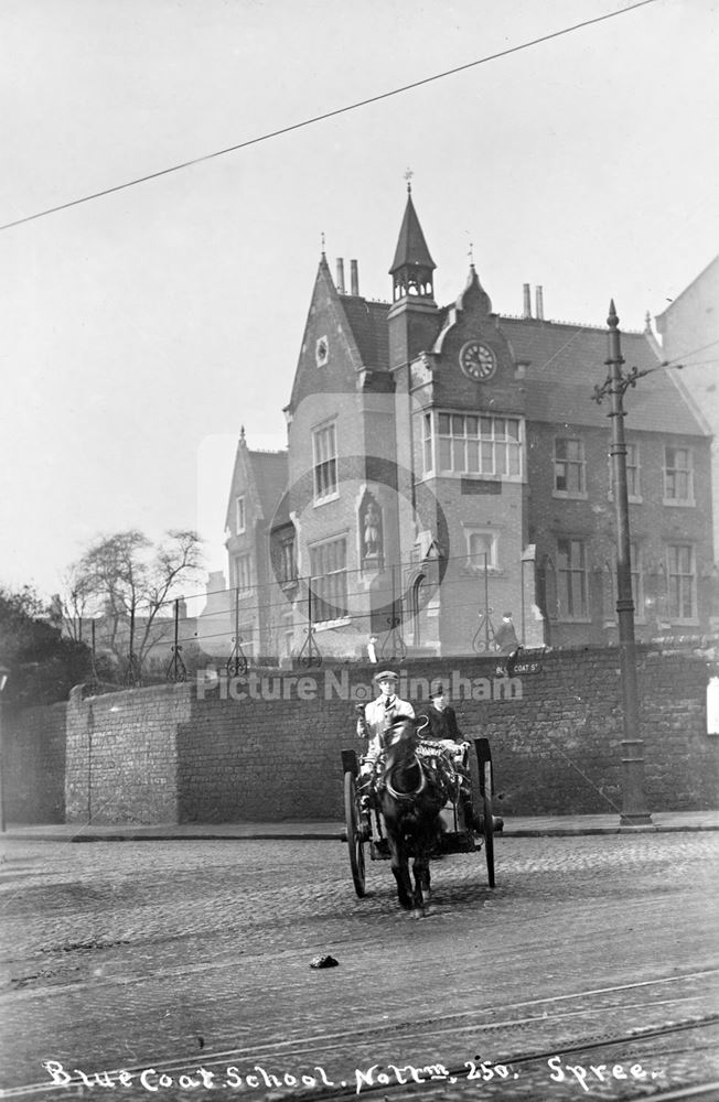 Bluecoat School, Mansfield Road, Nottingham, c 1925