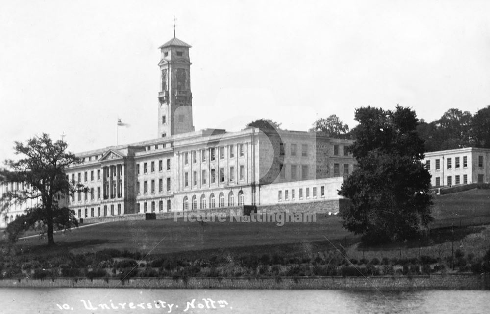 Trent Building, University of Nottingham, University Park, Lenton, Nottingham, c 1930 ?