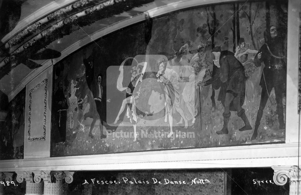 Fresco, Palais De Danse, Lower Parliament Street, Nottingham, c 1925