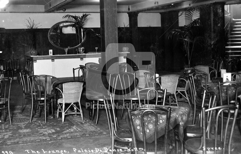 Lounge, Palais De Danse, Lower Parliament Street, Nottingham, c 1925