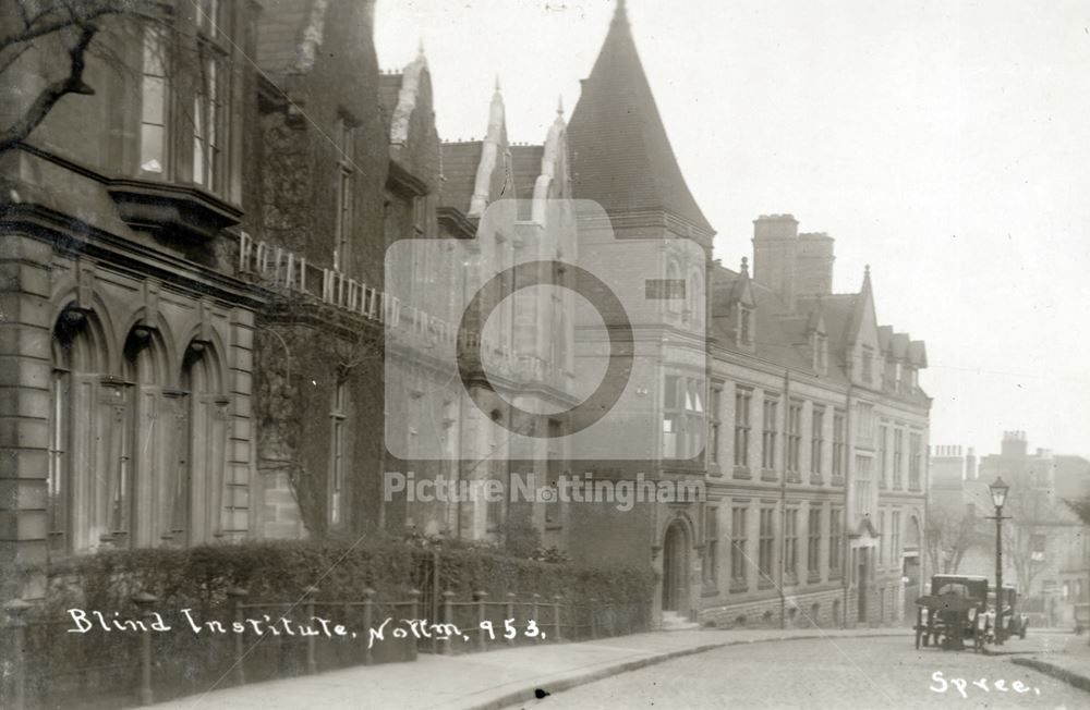 Royal Midland Institution for the Blind, Chaucer Street, Nottingham, c 1925