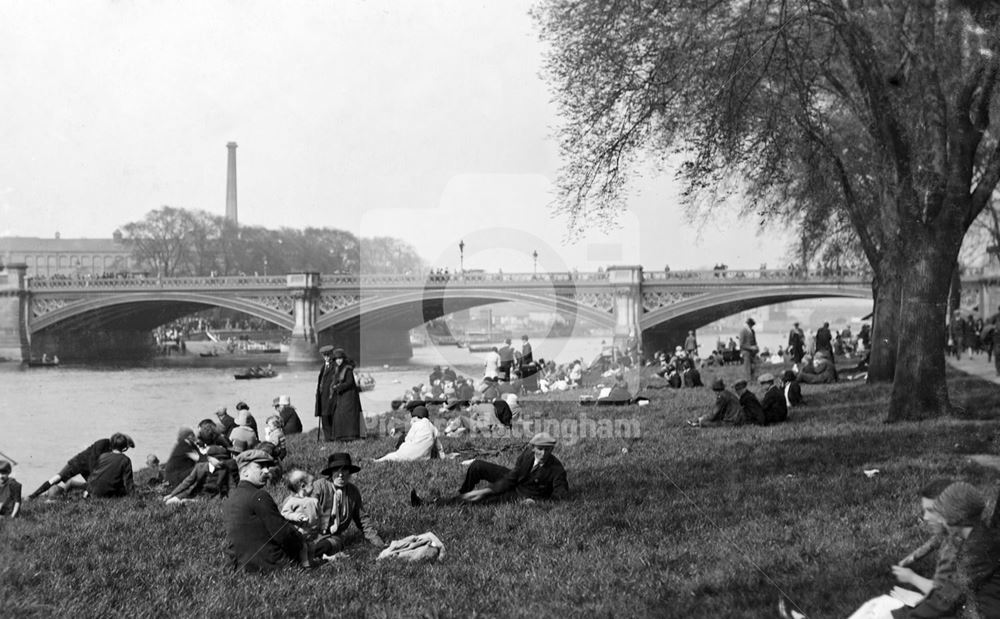 Trent Bridge, The Meadows, Nottingham, c 1925