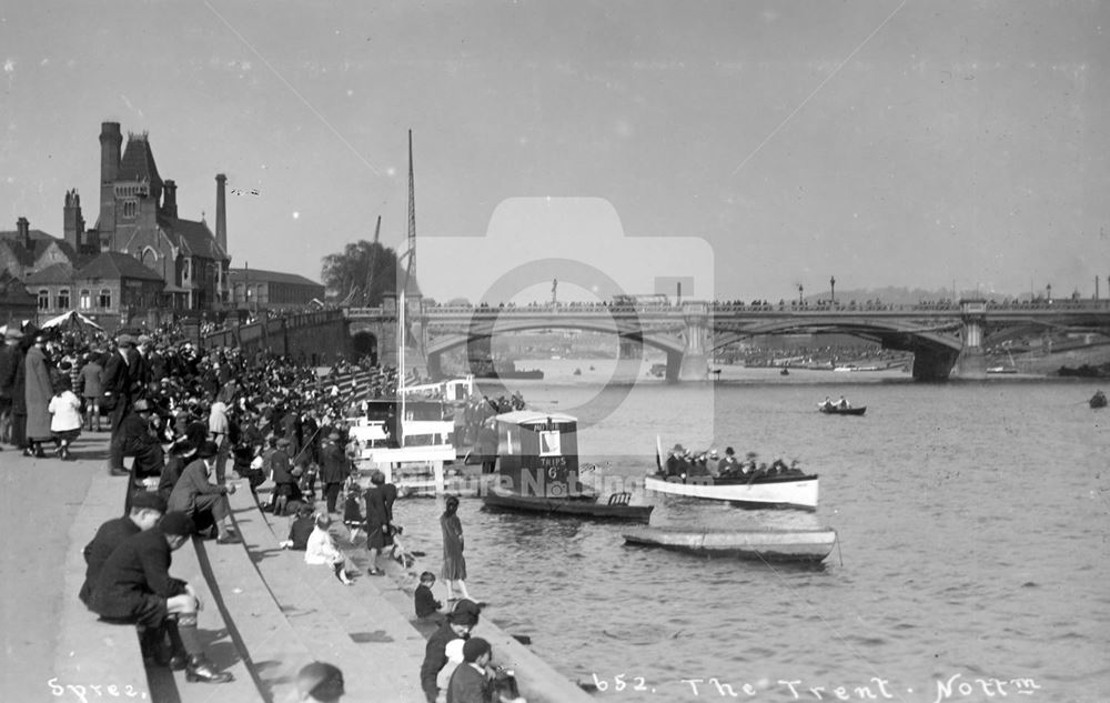 Trent Bridge, The Meadows, Nottingham, c 1925