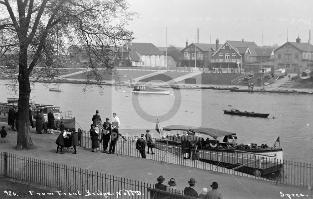 Trent Bridge, The Meadows, Nottingham, c 1925