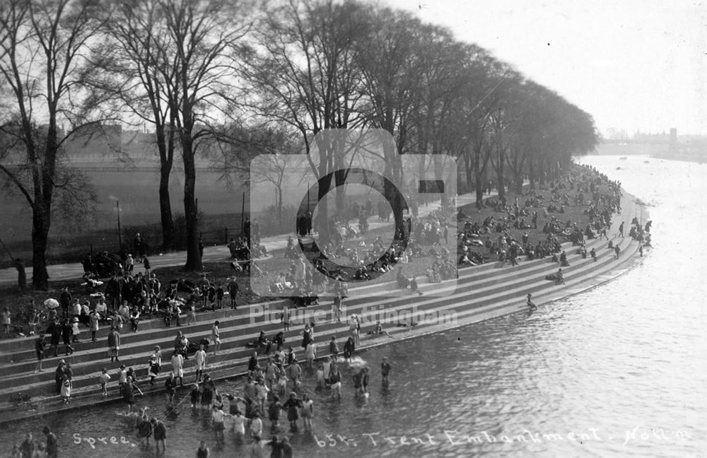 Trent Bridge, The Meadows, Nottingham, c 1925