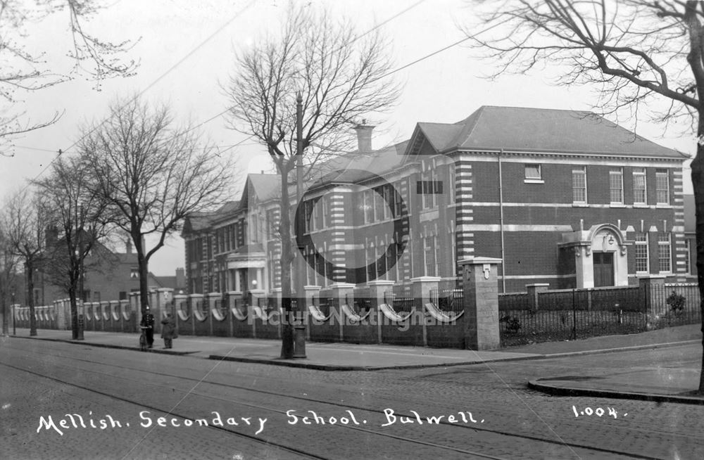 Henry Mellish School, Highbury Road, Highbury Vale, Nottingham, c 1925