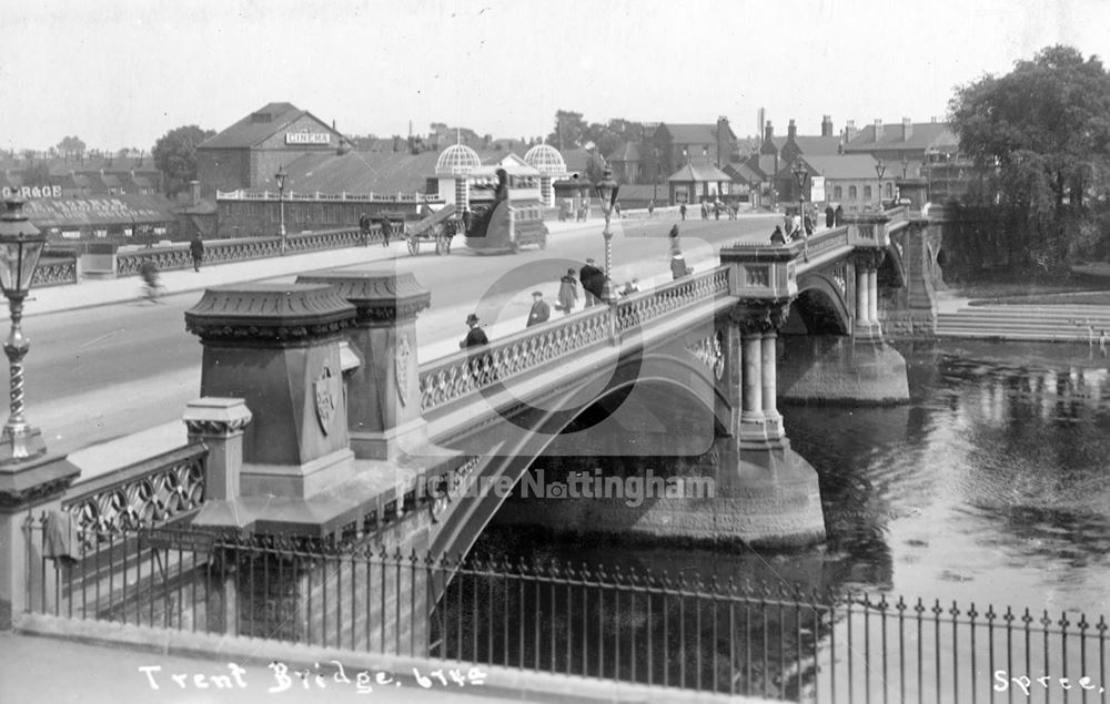 Trent Bridge, The Meadows, Nottingham, c 1925