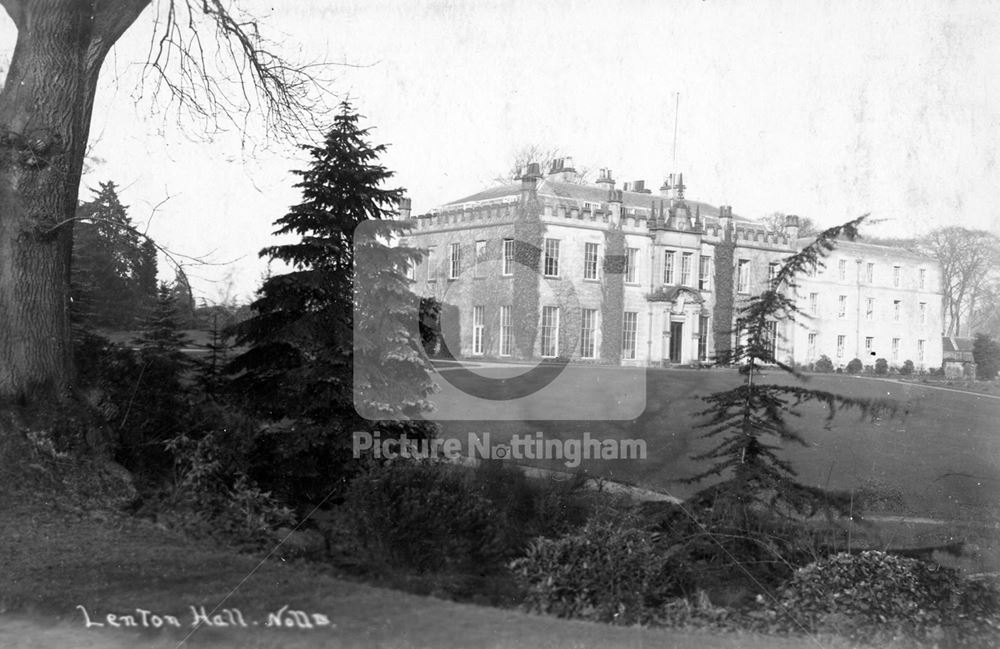 Lenton Hall, Lenton, Nottingham, c 1920