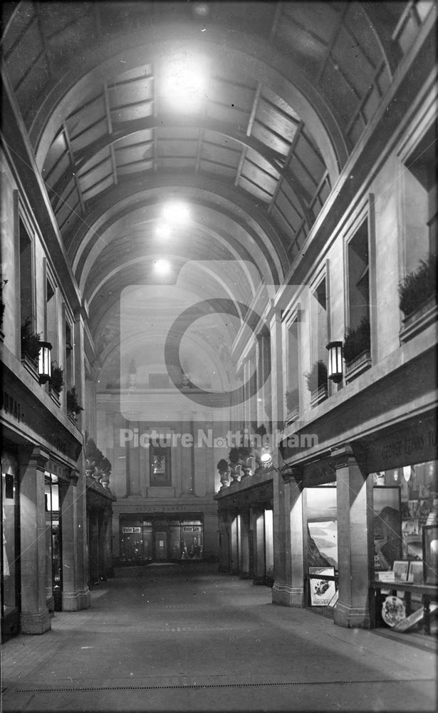 Council House Arcade, Old Market Square, Nottingham, c 1929