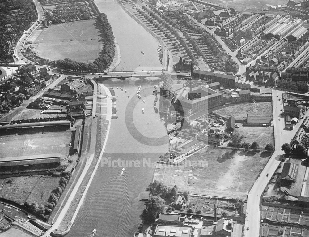 Turney Brothers Leather Works, Trent Bridge, Nottingham, 1933