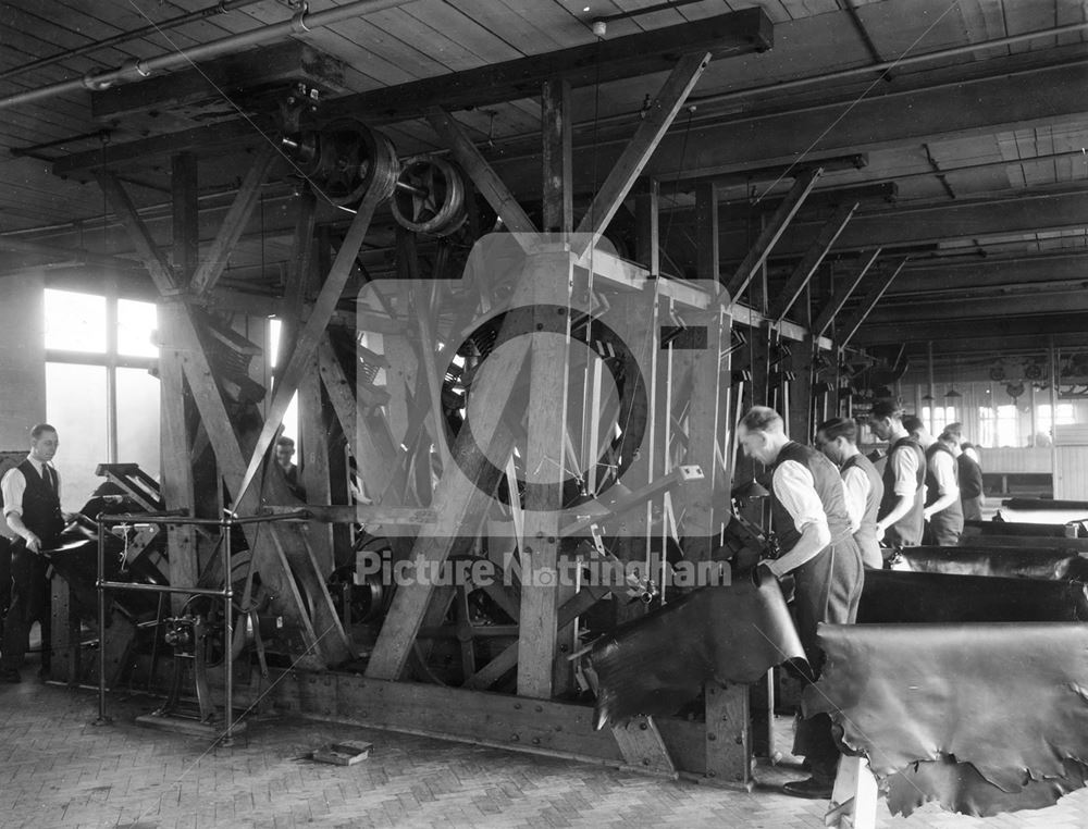 Turney Brothers, Leather Works, Trent Bridge, Nottingham, 1933