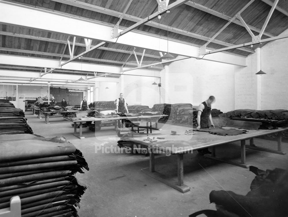 Turney Brothers, Leather Works, Trent Bridge, Nottingham, 1933